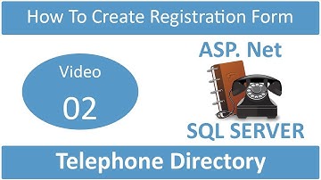 how to create registration form in telephone directory