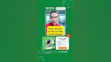 Công dụng của nước acid yếu trong máy lọc nước ion kiềm #Enterbuy #Maylocnuoc #Maylocnuocionkiem