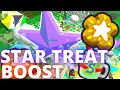 Donating a star treat and boosted  roblox bee swarm simulator