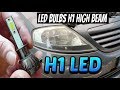 New LED High Beam Bulb H1 | Installation and review on Citroen c3