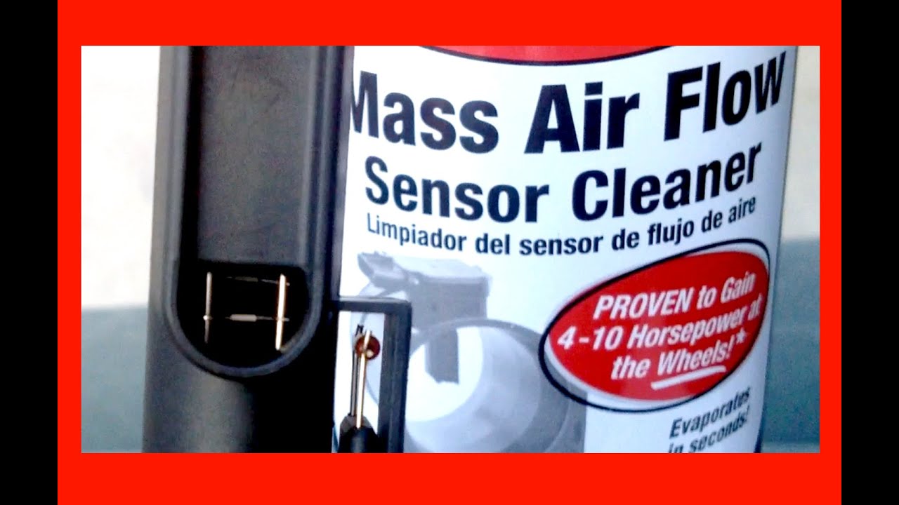 How To Clean Mass Airflow Sensor MAF - YouTube