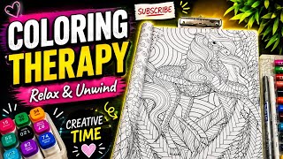 Coloring Therapy Relaxing Horse Coloring for Stress Relief Creativity
