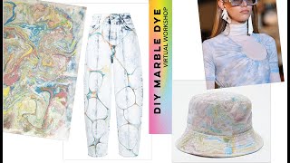 DIY Marble Dye Bucket Hat