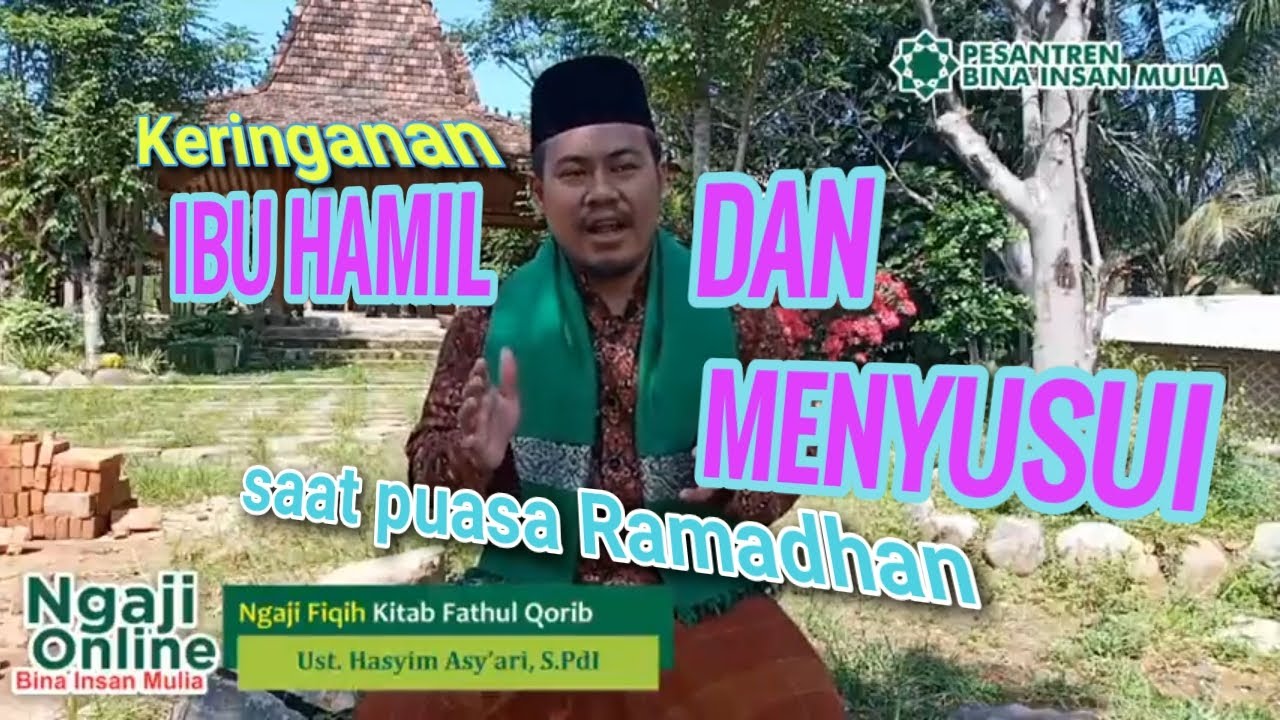 HUKUM IBU  HAMIL  DAN  MENYUSUI SAAT PUASA RAMADHAN YouTube