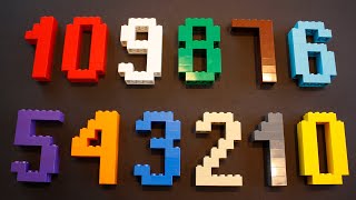 8 AMAZING Ways to Countdown from 10 to 0 with LEGO Numbers