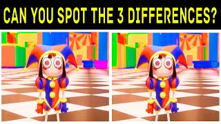 Can You Spot the 3 Sneaky Differences in These Images?? | Pomni Amazing Digital Circus