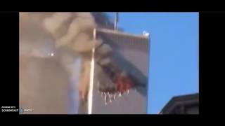 ONLY existing footage of the 1st plane hitting WTC on September 11, 2001 - 9/11