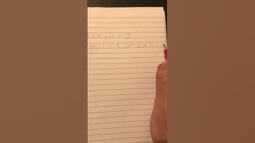 Solving a modulus equation