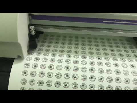 In tem bảo hành decal vỡ hình tròn