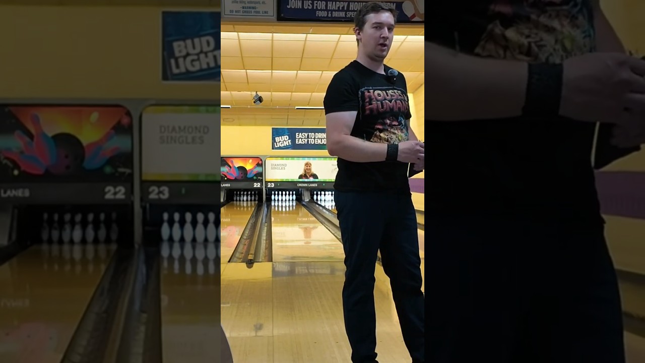 60 Second Bowling Lesson: it's all about that elbow