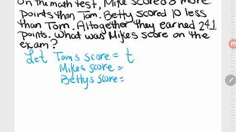 GED Math: Algebraic Word Problems 1