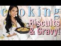 Making My Husband S Favorite Breakfast Skillet Biscuits Gravy 