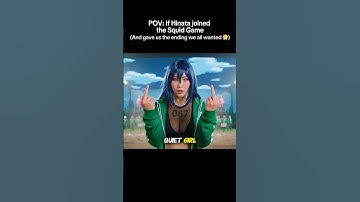 What would happen if Hinata Hyuga joined the Squid Game? #narutovlogs #squidgamenetflix #squidgame