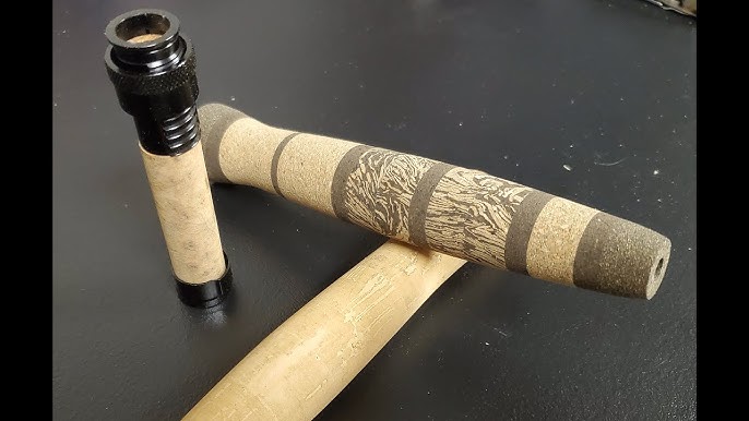 Turning a custom cork fly rod grip on the mini lathe! 