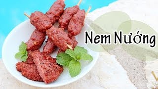 ❀Cooking With Mom: Nem Nuong {Grilled Pork Sausages/Patties}