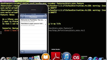 Demo:iOS Dev Conference: iOS Automation with Appium, Cucumber and Saucelbs