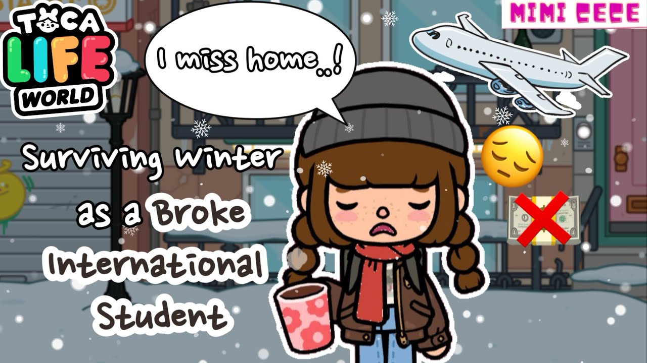 CUỘC SỐNG MÙA ĐÔNG CỦA DU HỌC SINH NGHÈO 😭 | Toca Life World 