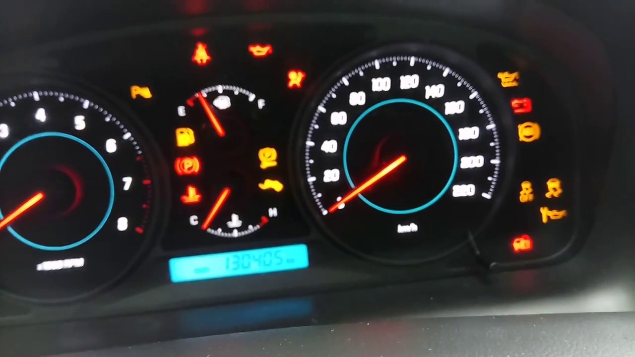 Kasowanie Inspekcji Chevrolet Captiva Oil Service Indicator Light Reset Chevrolet Captiva - Youtube