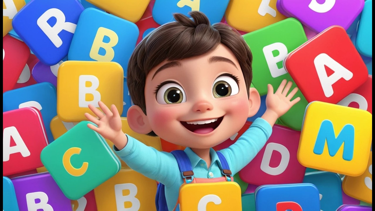 ABC Alphabet Song for Kids | Learn Letters & Phonics Nursery Rhyme ...