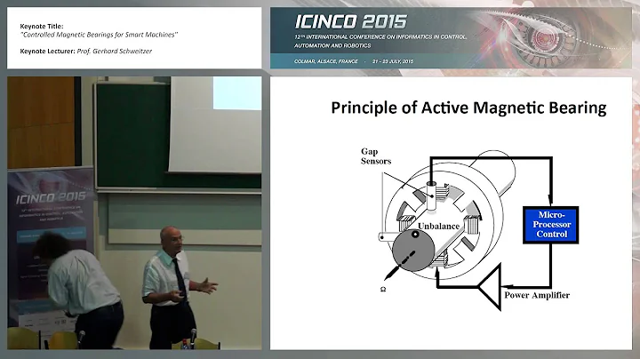 "Controlled Magnetic Bearings for Smart Machines" Prof. Gerhard Schweitzer (ICINCO 2015)