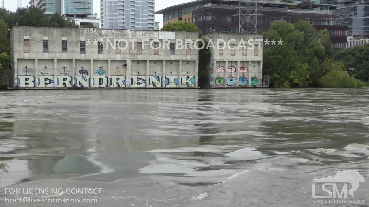 hurricane florida 10-18-18 Austin, TX - City Landmarks and Buildings Near Rising Waters