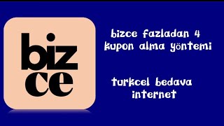 BEDAVA TURKCEL İNTERNET KAZANMA ( BİZCE FAZLADAN 4 KUPONNNNN)