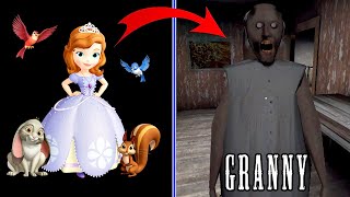 جراني تحولت الي صوفيا الاولى 😂🔥 Granny is Sofia The First horror game|grany| sofia the first screenshot 5