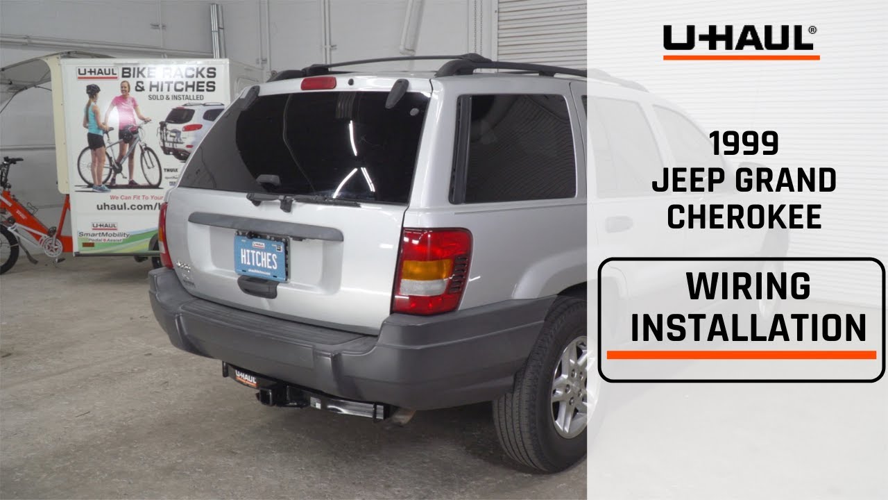 1999 Jeep Grand Cherokee Trailer Wiring Harness Installation - YouTube