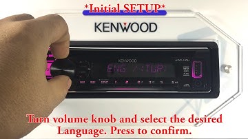 KDC 110U Initial Setup