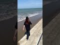 Walking into the blue • Real Beach ASMR #quiettides #shortvideo #oceanwaves