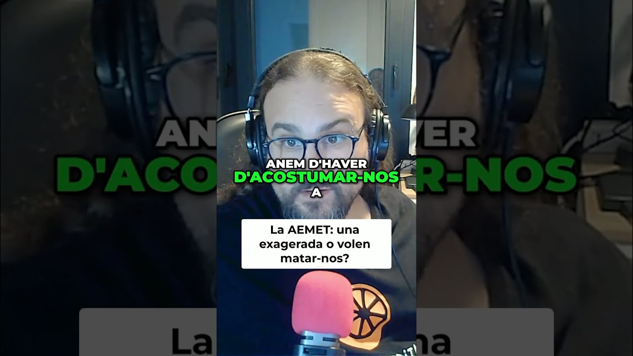 Avisos AEMET: Exageració o Realitat #aemet #dana #oratge