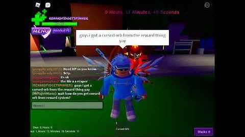 I got a Cursed orb from the new rewards system( I only used 1 stack lol)