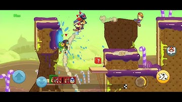 Fun Run 4 - Stampede mode 8 player - 10 races 9 wins