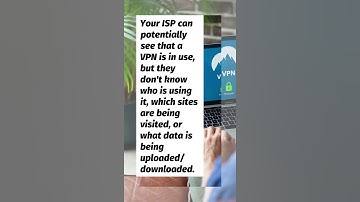 What does my ISP see when I use a VPN? #shorts