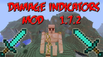 Minecraft Mod Review | Damage Indicators!