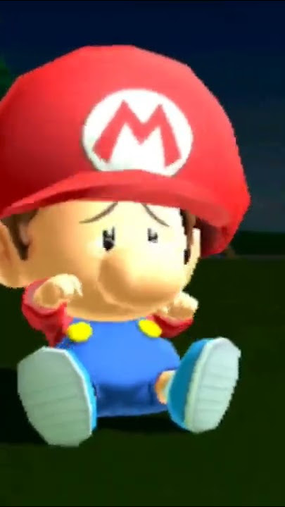 Baby Mario gets a double bogey 😞 #mario #mariogolf #shorts