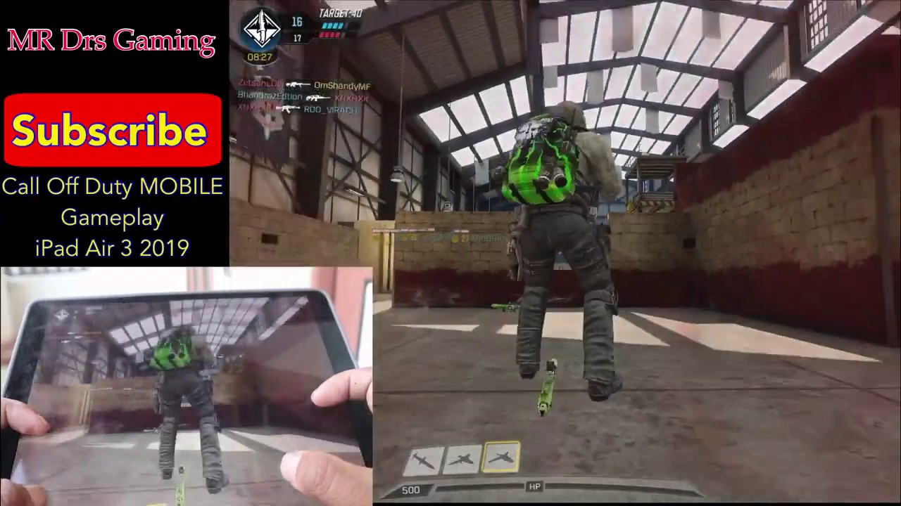 Call Of Duty Mobile Gameplay iPad Air 3 2019 Kill House Map - 