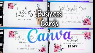 DIY: How to Design Your own Business Cards for free on Canva!