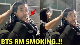 Bts Rm Going Viral For His Smoking Picture...2023