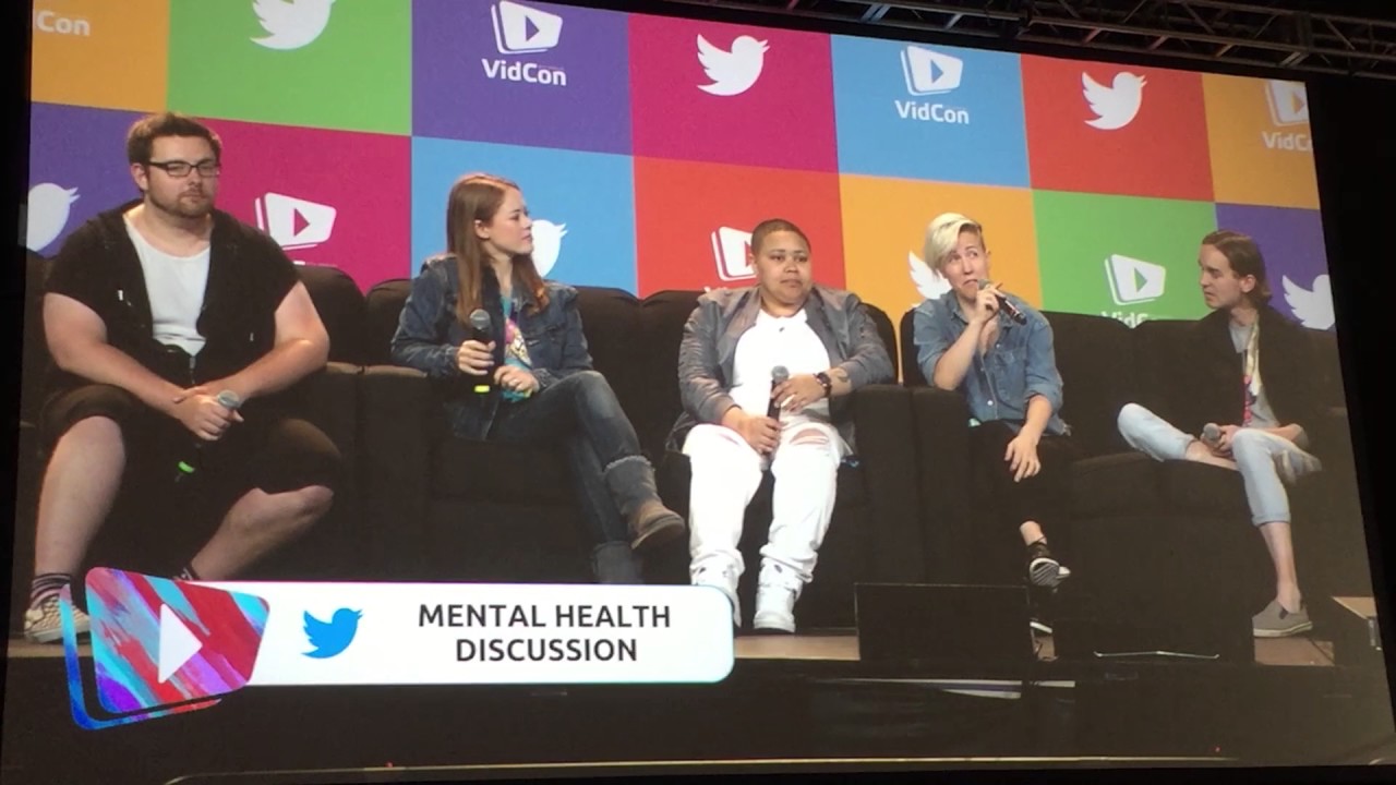 How to ADHD Talks Mental Health VidCon 2017 FULL VIDEO panelle
