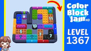 Color Block Jam Level 1367 Solution Walkthrough
