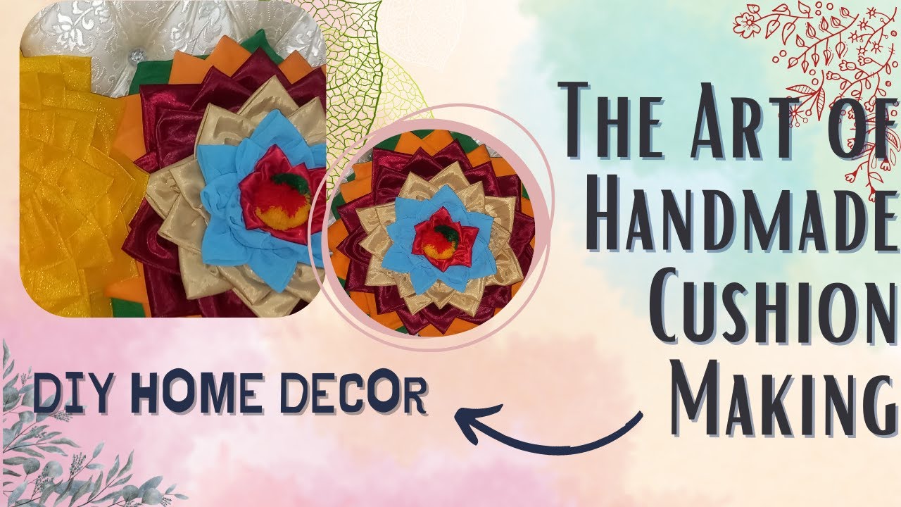 Crafting Comfort DIY Cushion Making Tutorial Your Guide to Creating Customized Cushions YouTube