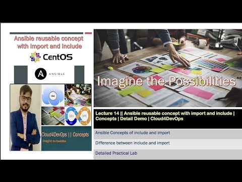 Ansible reusable concept with import and include | Concepts | Detail Demo | Cloud4DevOps