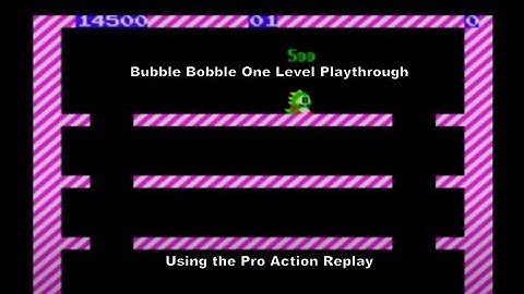 Bubble Bobble One Level Playthrough on Master System