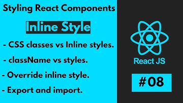 #08 [ReactJS] - Styling React Components (Inline Style)