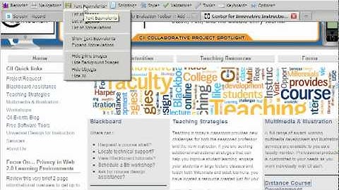 Accessibility Evaluation Toolbar by @ctdobson via Screenr.com