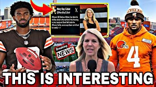 🚨Browns REPORTER Mary Kay Cabot Drops Bombshell on Deshaun Watson, Shedeur Sanders Has STRUCK FEAR‼️