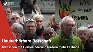 Unüberhörbare Botschaft: Menschen mit Hörbehinderung fordern mehr Teilhabe