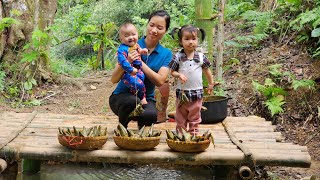 Together With Baby Abandoned on the riverbank make Banh Chit Goes to market sell - Lý Mai Ca