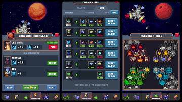 Galaxy Idle Miner Mobile Game | Gameplay Android & Apk